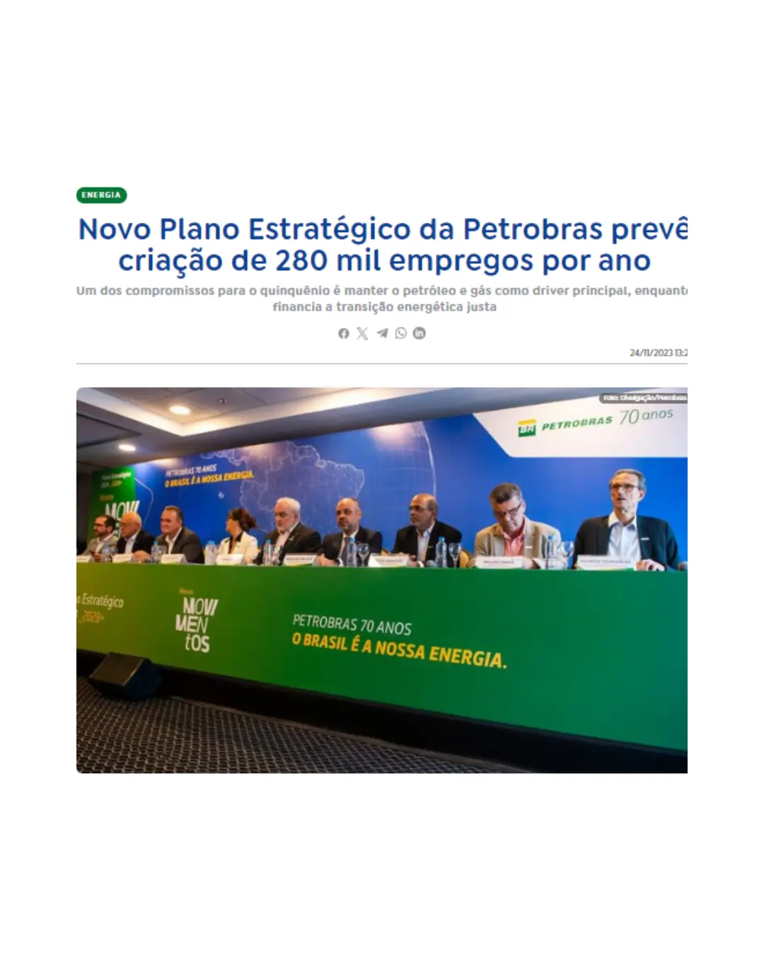 Noticia Petrobras - CPWS